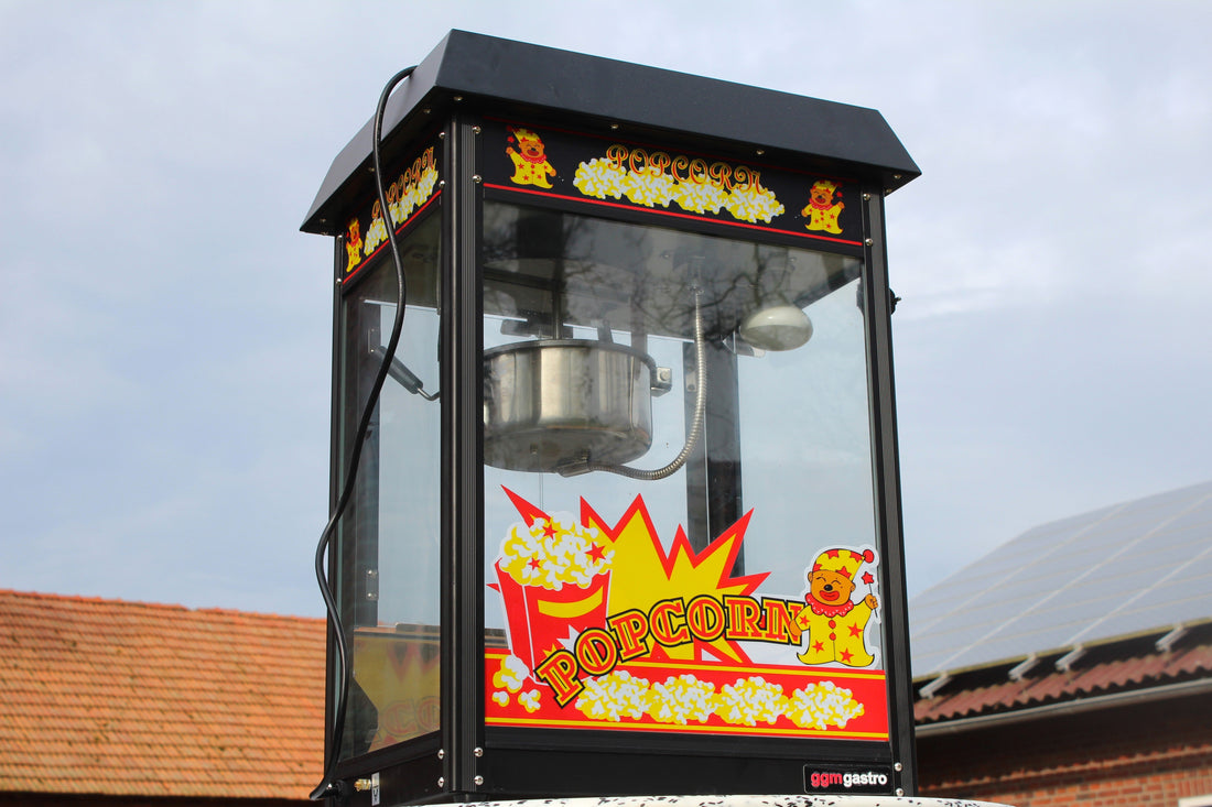 Popcornmaschine im Einsatz auf einem Event